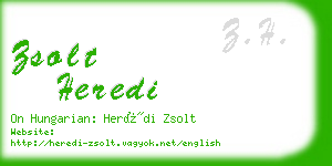 zsolt heredi business card